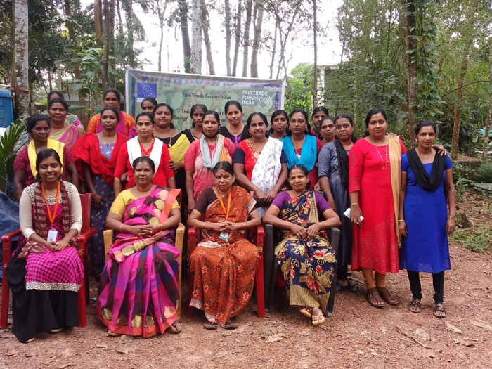 A group of women gathered outdoors with CADRE-India